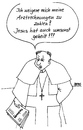 Cartoon: Verweigerung (small) by besscartoon tagged religion,kirche,katholisch,jesus,arztrechnung,arzt,pfarrer,bess,besscartoon