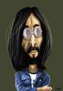 Cartoon: John Lennon (small) by Vlado Mach tagged lennon beatles music