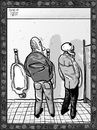 Cartoon: Dance of Death 4 (small) by Dunlap-Shohl tagged dance death urinal anxiety pace