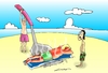 Cartoon: summer hot hot (small) by lucholuna tagged summer