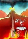 Cartoon: volcan islandes (small) by lucholuna tagged volcan