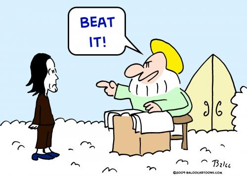Cartoon: 1 beat it michael jackson peter (medium) by rmay tagged beat,it,michael,jackson,peter
