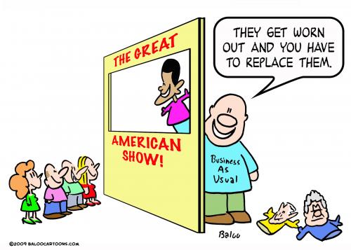 Cartoon: 1to replace them obama bush clin (medium) by rmay tagged replace,them,obama,bush,clinton
