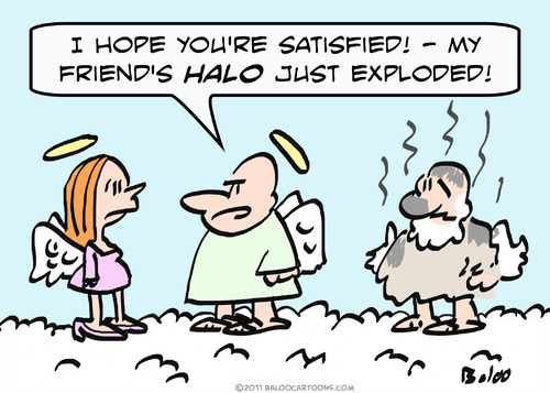 Cartoon: angels halo exploded sexy (medium) by rmay tagged girl,heaven,sexy,exploded,halo,angels