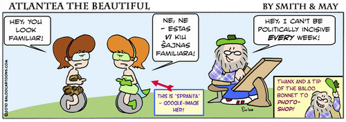 Cartoon: Atlantea068 esperanto sarah pali (medium) by rmay tagged atlantea068,esperanto,sarah,pali