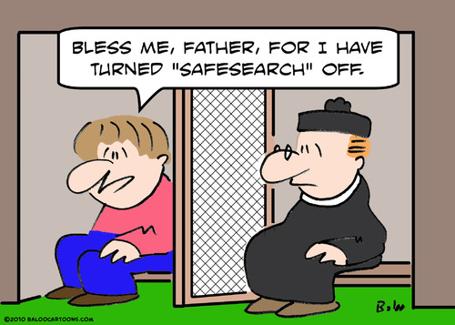 Cartoon: bless me father turned safesearc (medium) by rmay tagged bless,me,father,turned,safesearc