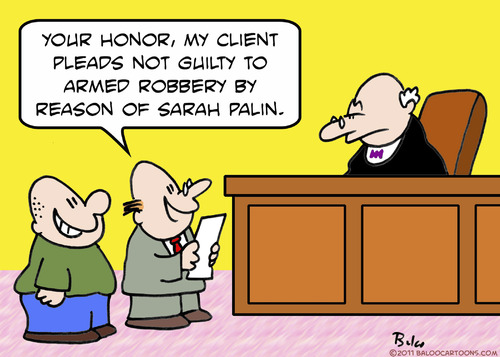 Cartoon: by reason sarah palin guilty not (medium) by rmay tagged by,reason,sarah,palin,guilty,not