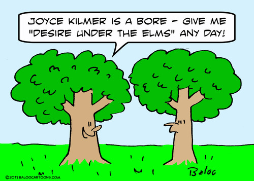 Cartoon: desire under elms trees joyce ki (medium) by rmay tagged desire,under,elms,trees,joyce,ki
