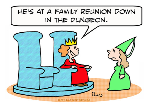 Cartoon: dungeon family reunion king quee (medium) by rmay tagged dungeon,family,reunion,king,queen