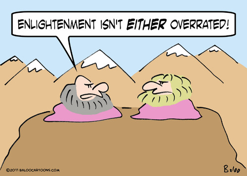 Cartoon: enlightenment overrated (medium) by rmay tagged enlightenment,overrated