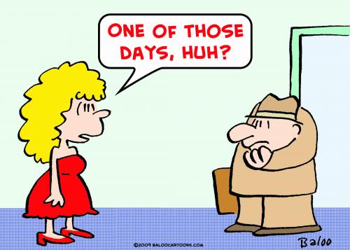 Cartoon: head those days (medium) by rmay tagged head,those,days