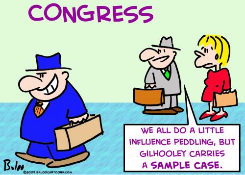 Cartoon: influence peddling sample case (medium) by rmay tagged influence,peddling,sample,case