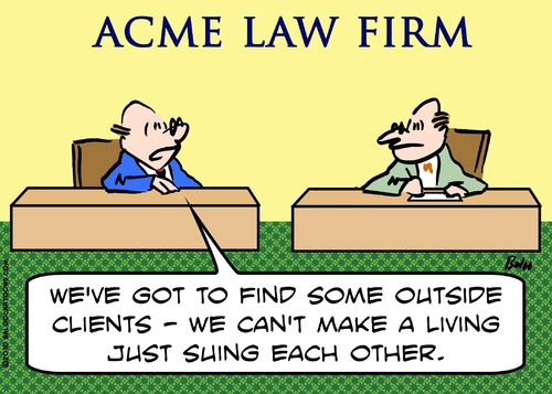 Cartoon: lawyers suing each other (medium) by rmay tagged lawyers,suing,each,other