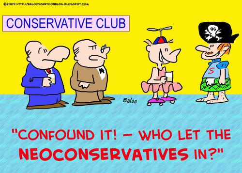 Cartoon: neoconservatives conservative (medium) by rmay tagged neoconservatives,conservative