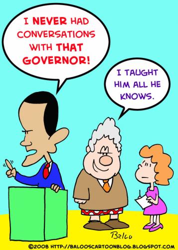 Cartoon: OBAMA BLAGOJEVICH CLINTON (medium) by rmay tagged obama,blagojevich,clinton