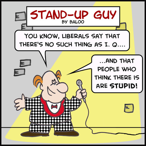 Cartoon: SUG are stupid IQ liberals (medium) by rmay tagged sug,are,stupid,iq,liberals