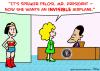 Cartoon: 1 invisible airplane pelosi obam (small) by rmay tagged invisible,airplane,pelosi,obama