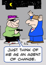 Cartoon: agent of change mugger (small) by rmay tagged agent,of,change,mugger