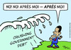 Cartoon: apres moi obama deluge (small) by rmay tagged apres,moi,obama,deluge