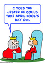 Cartoon: april fools day jester king (small) by rmay tagged april,fools,day,jester,king