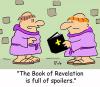 Cartoon: Book of Revelations (small) by rmay tagged spoilers,religion,monks