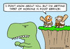 Cartoon: cave food service dinosaur (small) by rmay tagged cave food service dinosaur