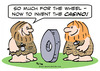 Cartoon: caveman invent casino wheel (small) by rmay tagged caveman invent casino wheel