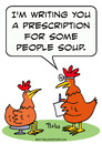 Cartoon: chicken doctor people soup (small) by rmay tagged chicken,doctor,people,soup