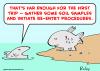 Cartoon: fish evolution reentry procedure (small) by rmay tagged fish,evolution,reentry,procedure