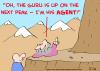Cartoon: Im his agent guru (small) by rmay tagged im,his,agent,guru