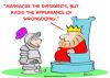 Cartoon: king appearance wrongdoing (small) by rmay tagged king,appearance,wrongdoing