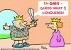 Cartoon: KING QUEEN CONQUERED HAWAIIAN SH (small) by rmay tagged king,queen,conquered,hawaiian,shirt