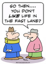 Cartoon: life fast lane neck brace (small) by rmay tagged life,fast,lane,neck,brace