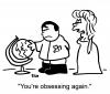 Cartoon: obsessing (small) by rmay tagged napoleon globe obsessing