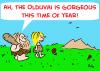 Cartoon: OLDUVAI GORGE GORGEOUS (small) by rmay tagged olduvai gorge gorgeous
