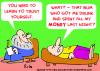 Cartoon: PSYCHIATRIST TRUST YOURSELF (small) by rmay tagged psychiatrist trust yourself