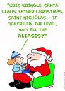 Cartoon: santa claus aliases (small) by rmay tagged santa,claus,aliases