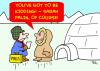 Cartoon: SARAH PALIN POLLSTER ESKIMO (small) by rmay tagged sarah,palin,pollster,eskimo