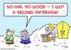 Cartoon: second interview (small) by rmay tagged second,interview