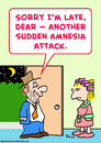 Cartoon: sudden amnesia attack (small) by rmay tagged sudden,amnesia,attack